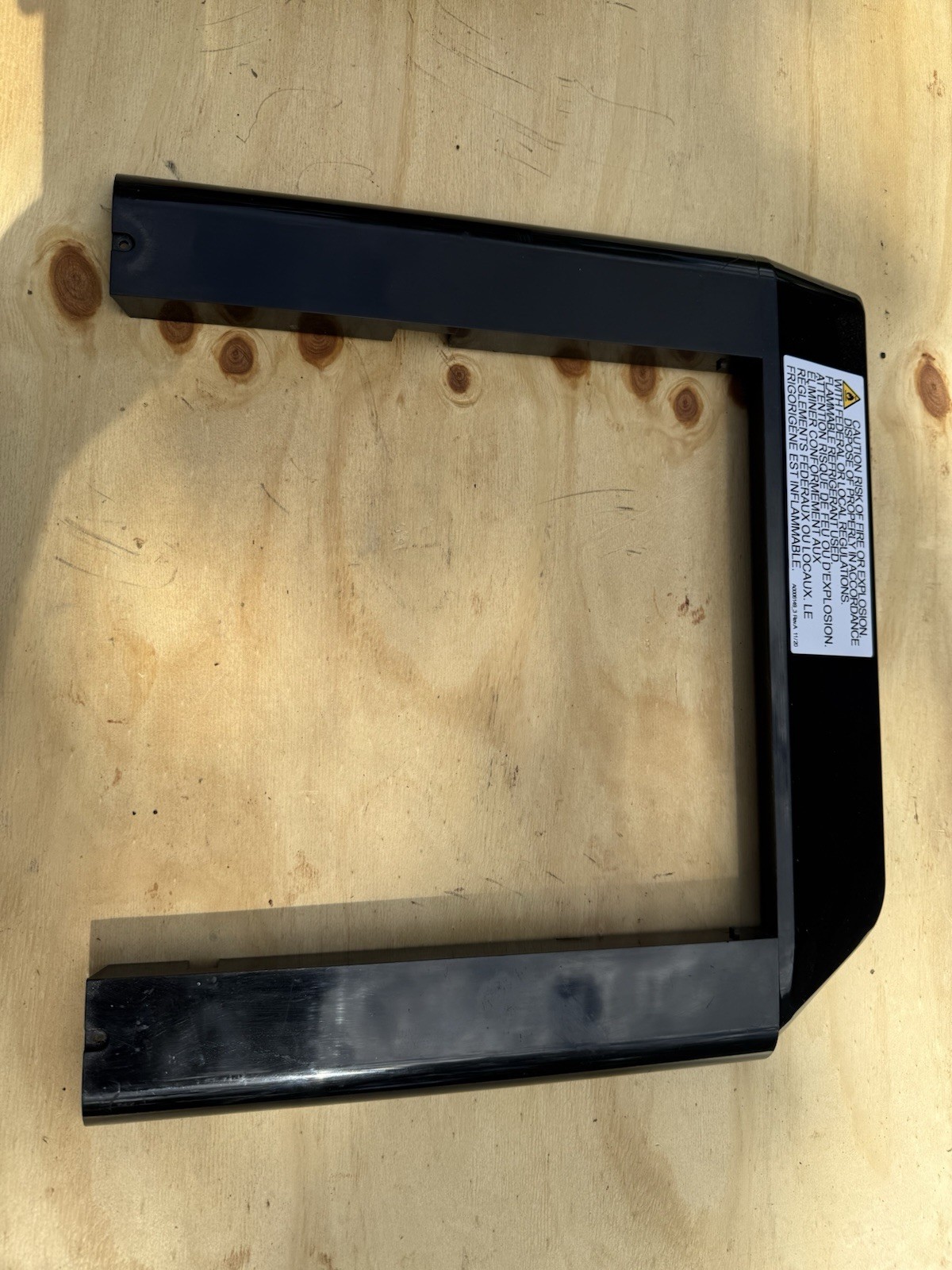 Elmeco Slushy Granita Parts Black Plastic Side Cover FC