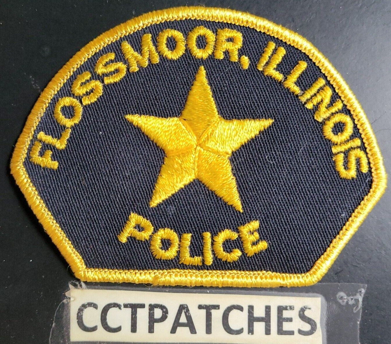 FLOSSMOOR, ILLINOIS POLICE SHOULDER PATCH IL