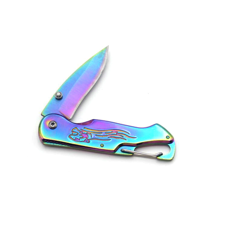 Folding knife stainless steel carry-on boutique knife portable self-defense frui