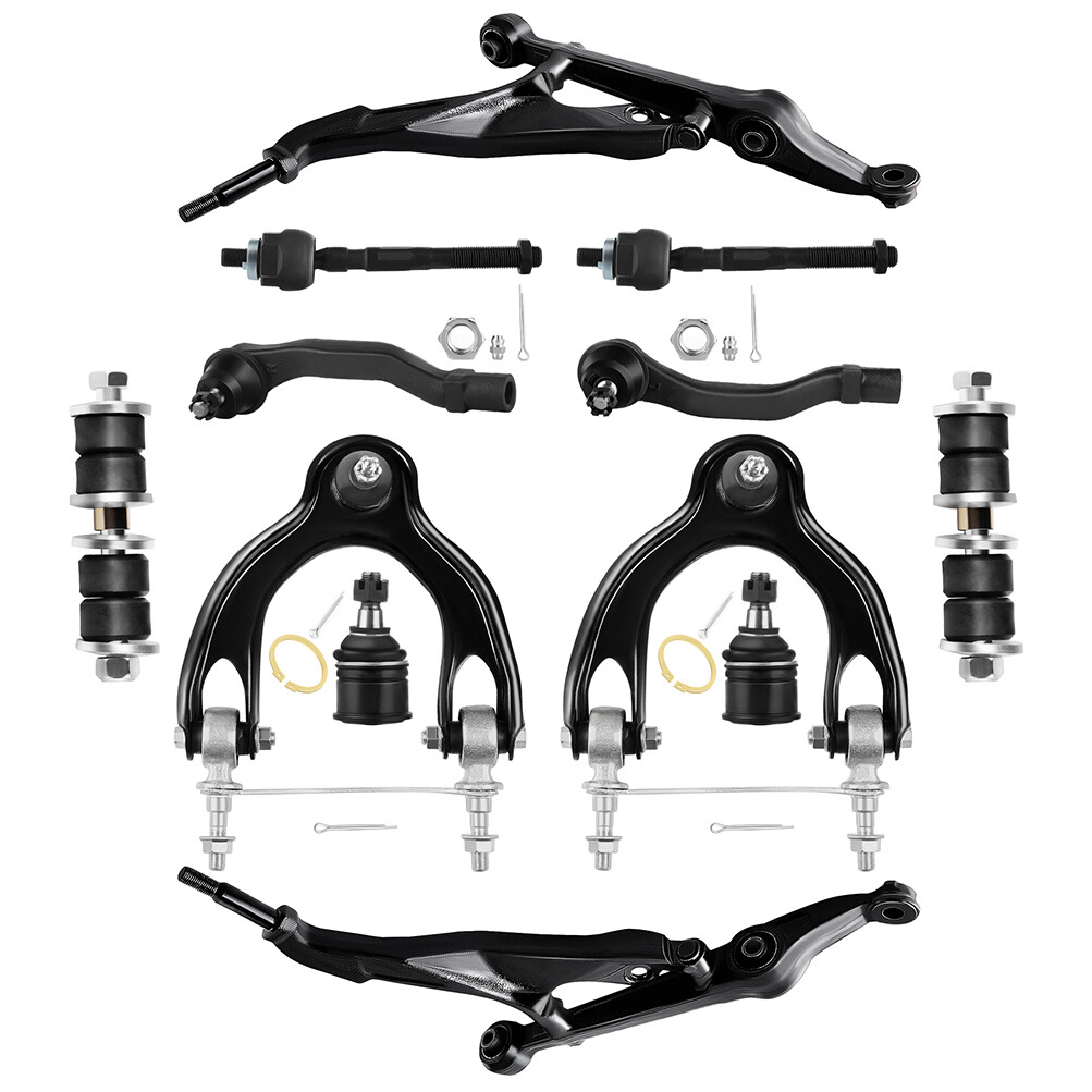 12pcs Suspension Front Upper Lower Control Arm Tie Rod For 1994-01 Acura Integra