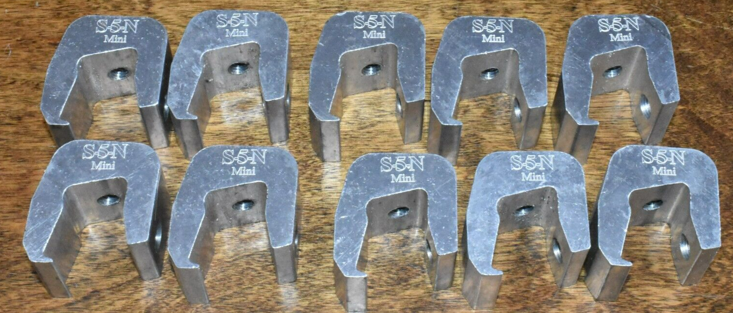 NWOB Lot of 10 S-5! S-5-N Mini Seam Clamps *No Hardware*