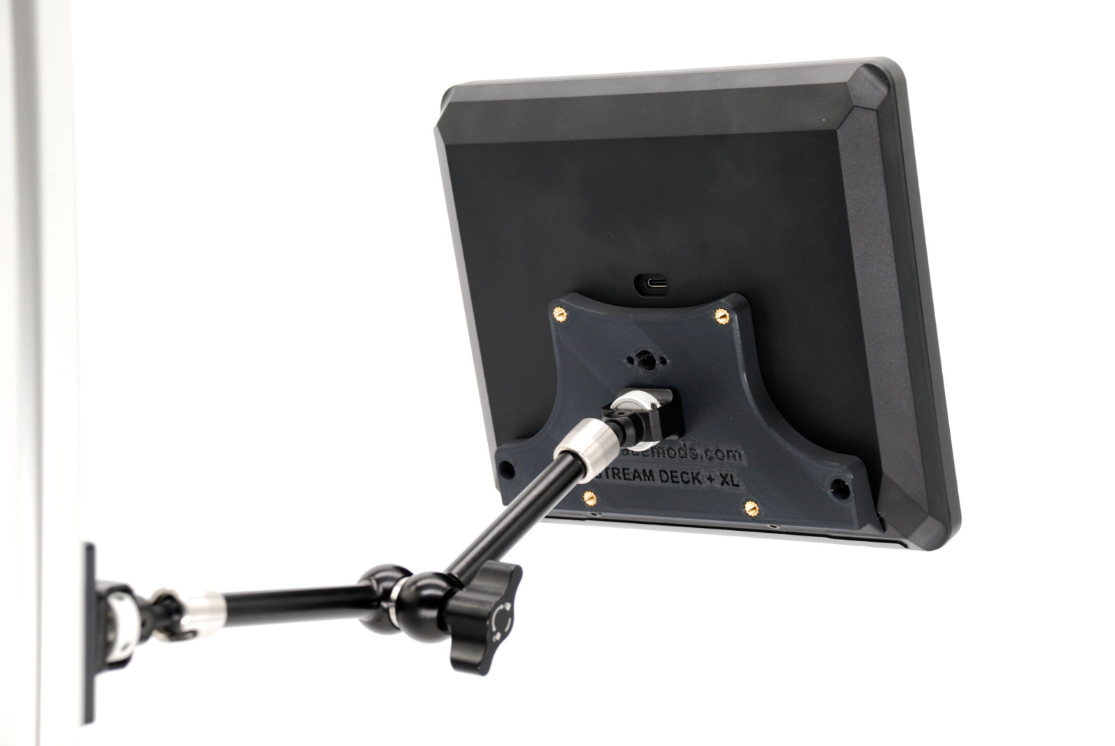 Mount for Stream Deck + XL with 1/4" 3/8" and VESA