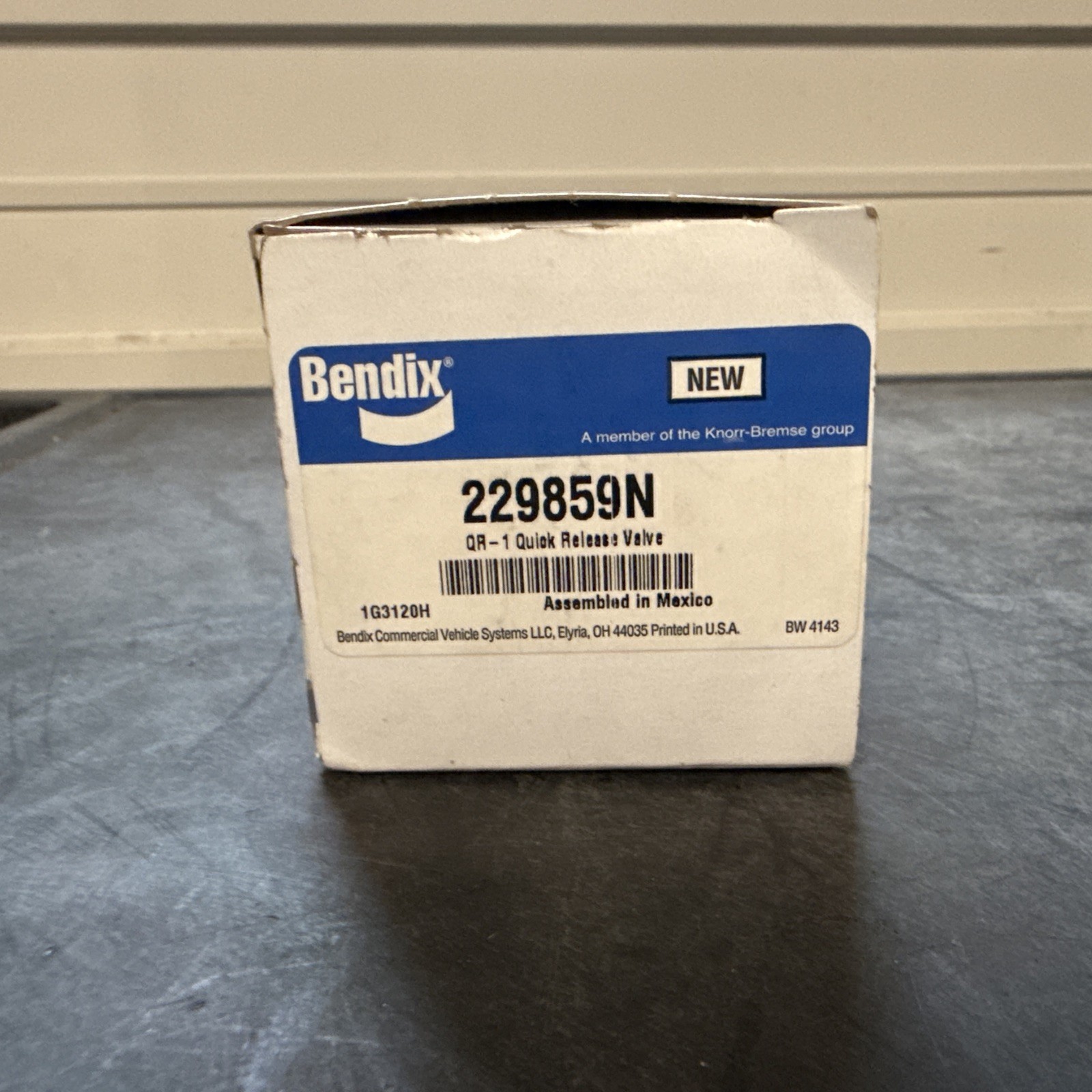 BENDIX QR-1 BRAKE QUICK RELEASE VALVE - 229859N - New In Package