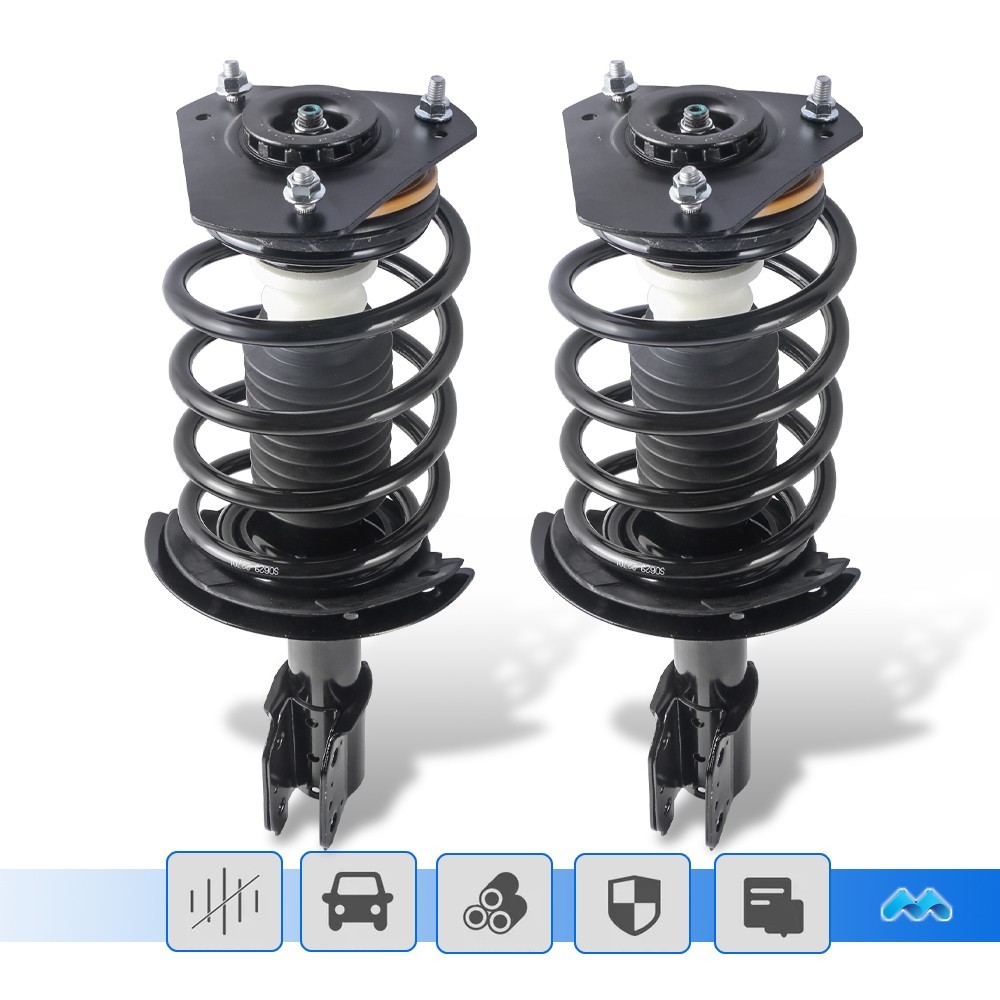 Box(2) Front Struts Shocks W/ Coil Spring For Chevy Impala Buick Regal Allure