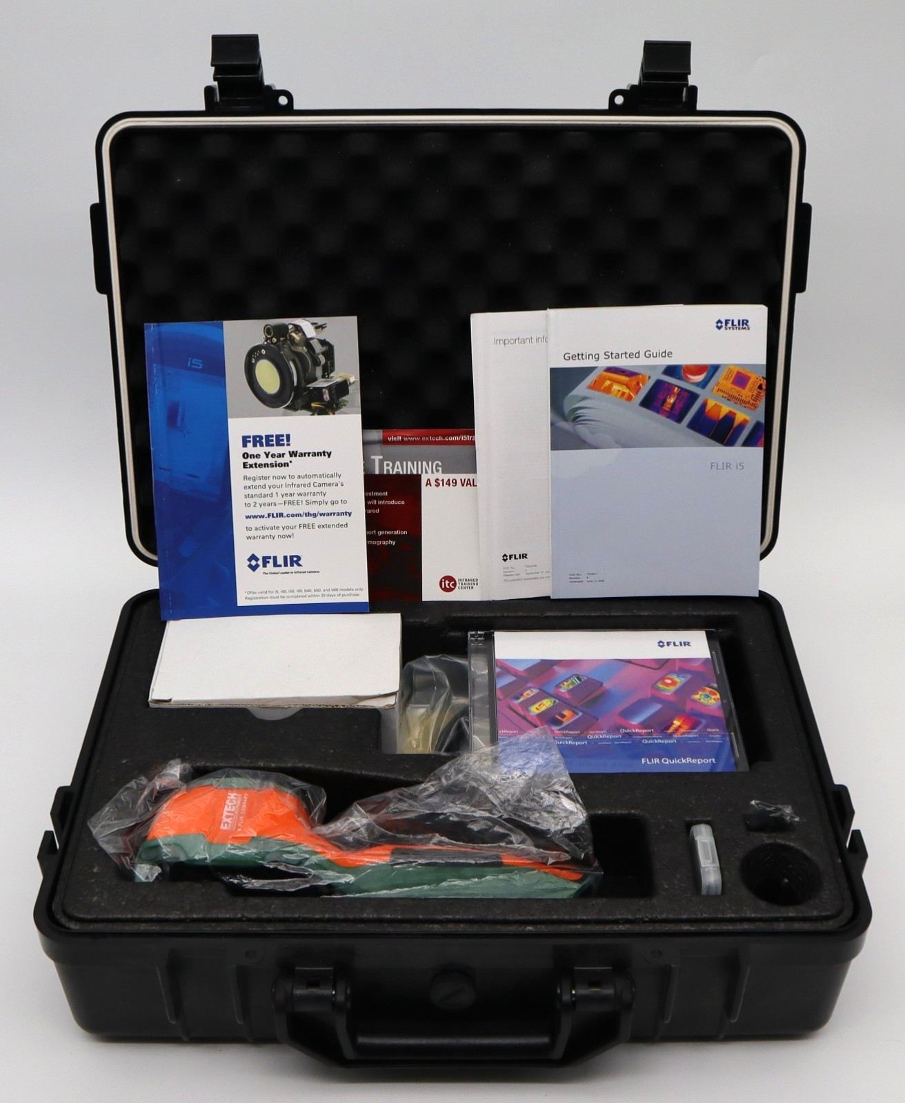 Flir Extech i5 Thermal Infrared Camera W/ Charger HARD SHELL CASE & Software