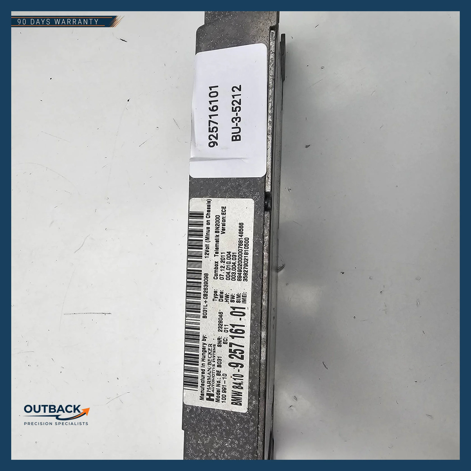 BMW Bluetooth Control Module 925716101