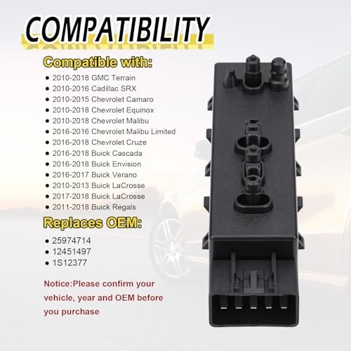 Front Left Driver Side Power Seat Switch Recliner Adjust Tilt Control 8 Ways