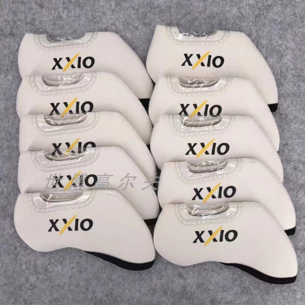 Classic white golf club iron head cover set XXIO window 10 pieces/-@.3