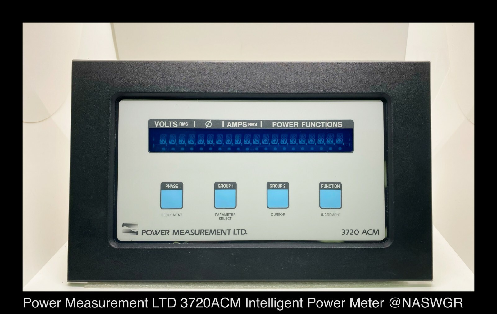 POWER MEASUREMENT LTD. 3720-ACM Intelligent Power Meter ~ Unused Surplus