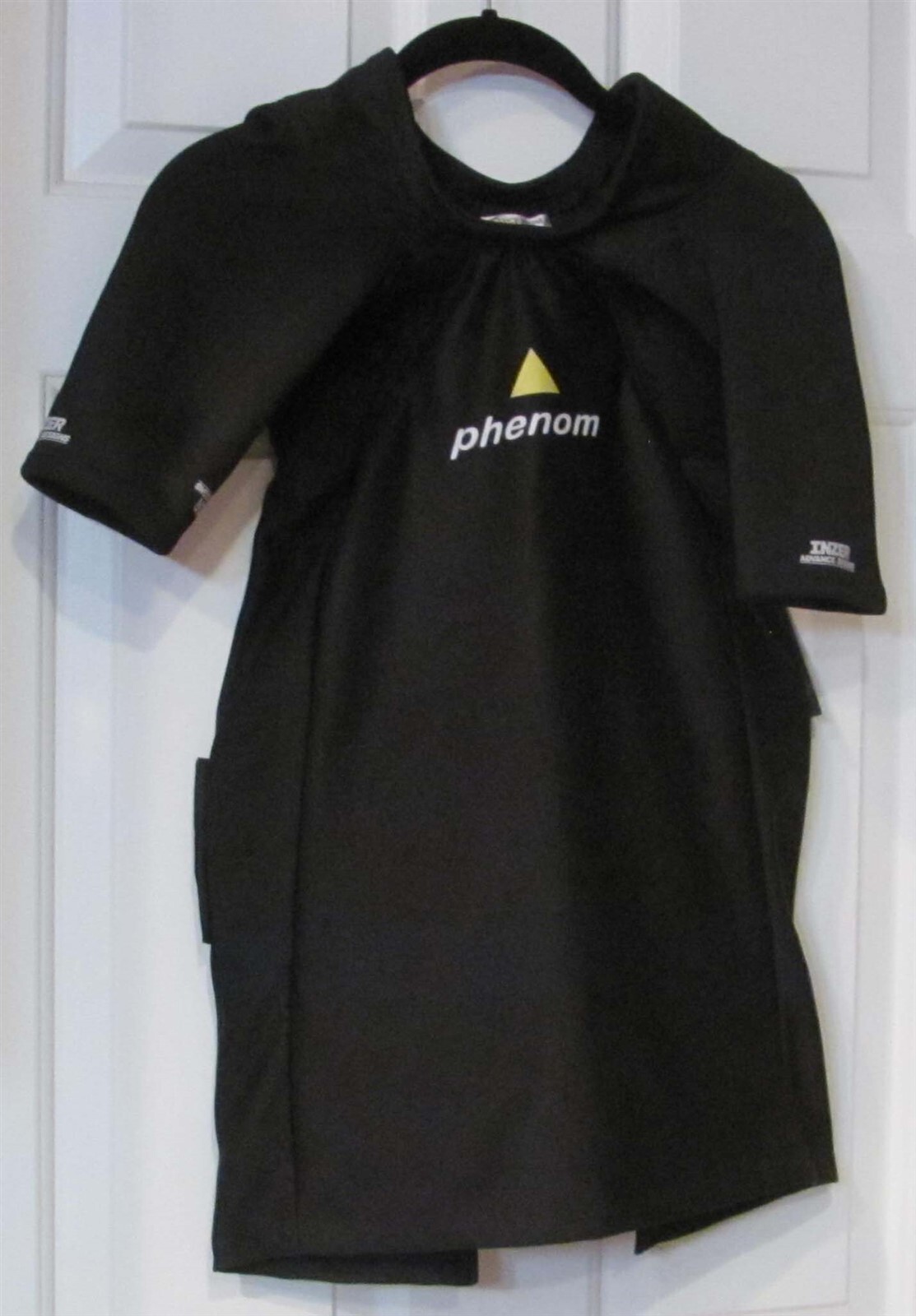Inzer 2-Ply PHENOM Bench Shirt 44 Black 2/3 Partial Open Back w/2 Straps (New)