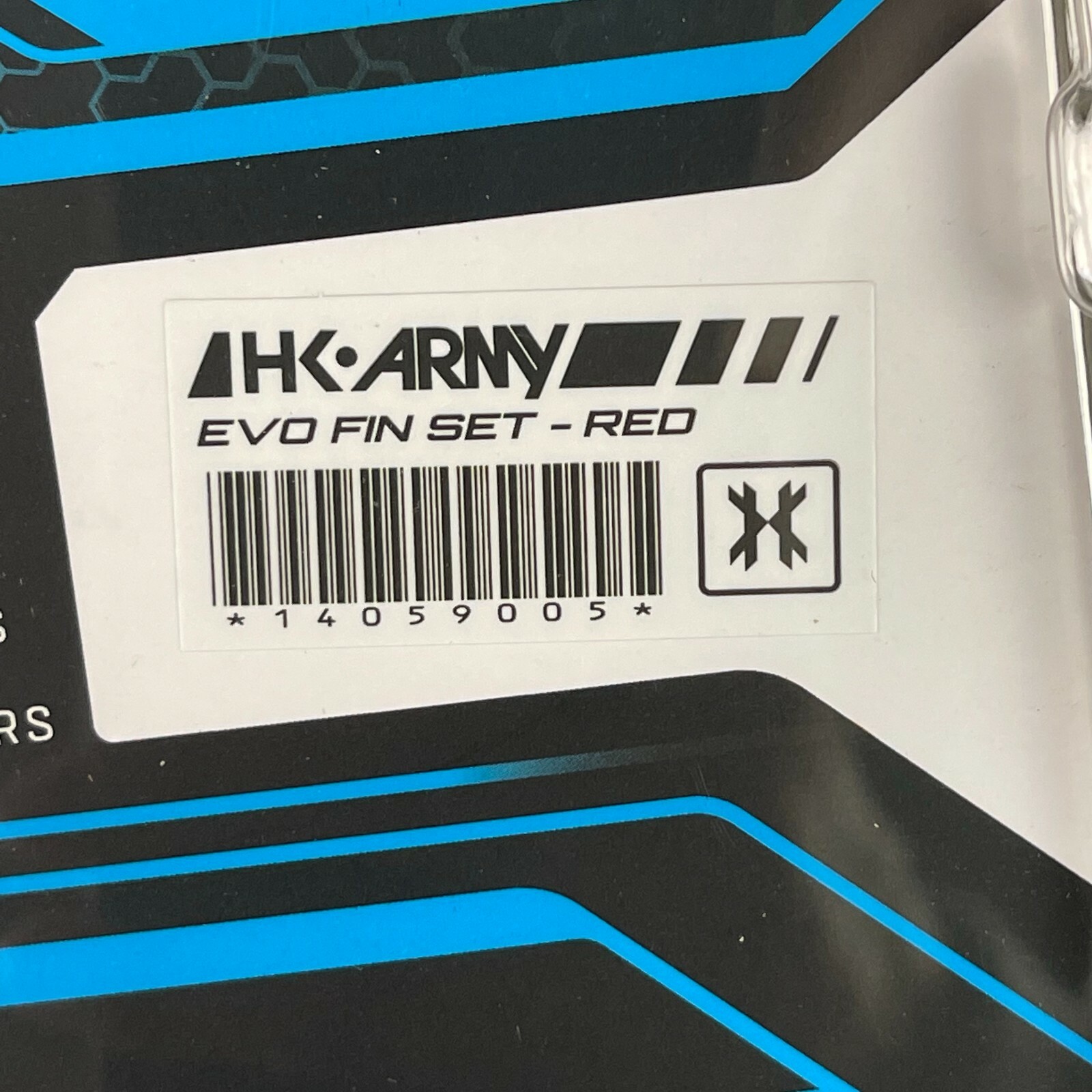 NEW HK Army EVO Replacement Fin Set - Red (2 Pack)