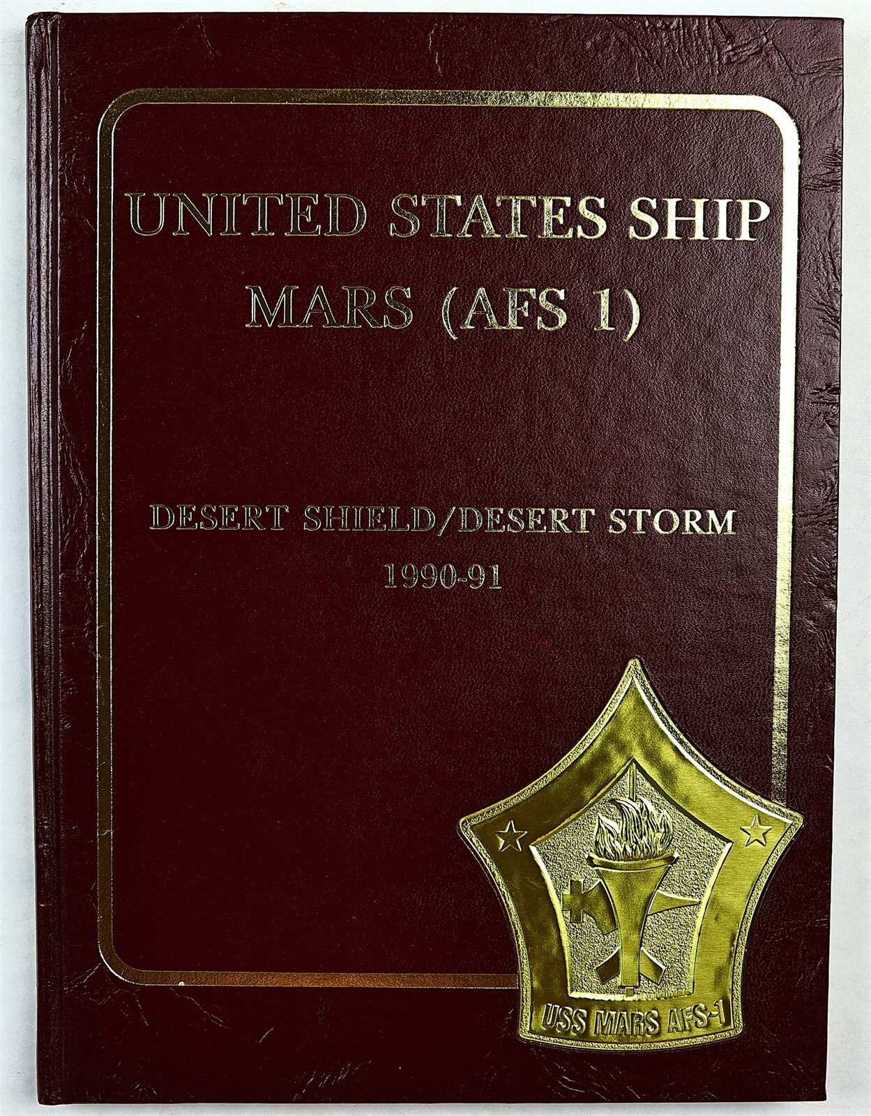 USS Mars (AFS-1) 1990 1991 Westpac Middle East Deployment Cruise Book