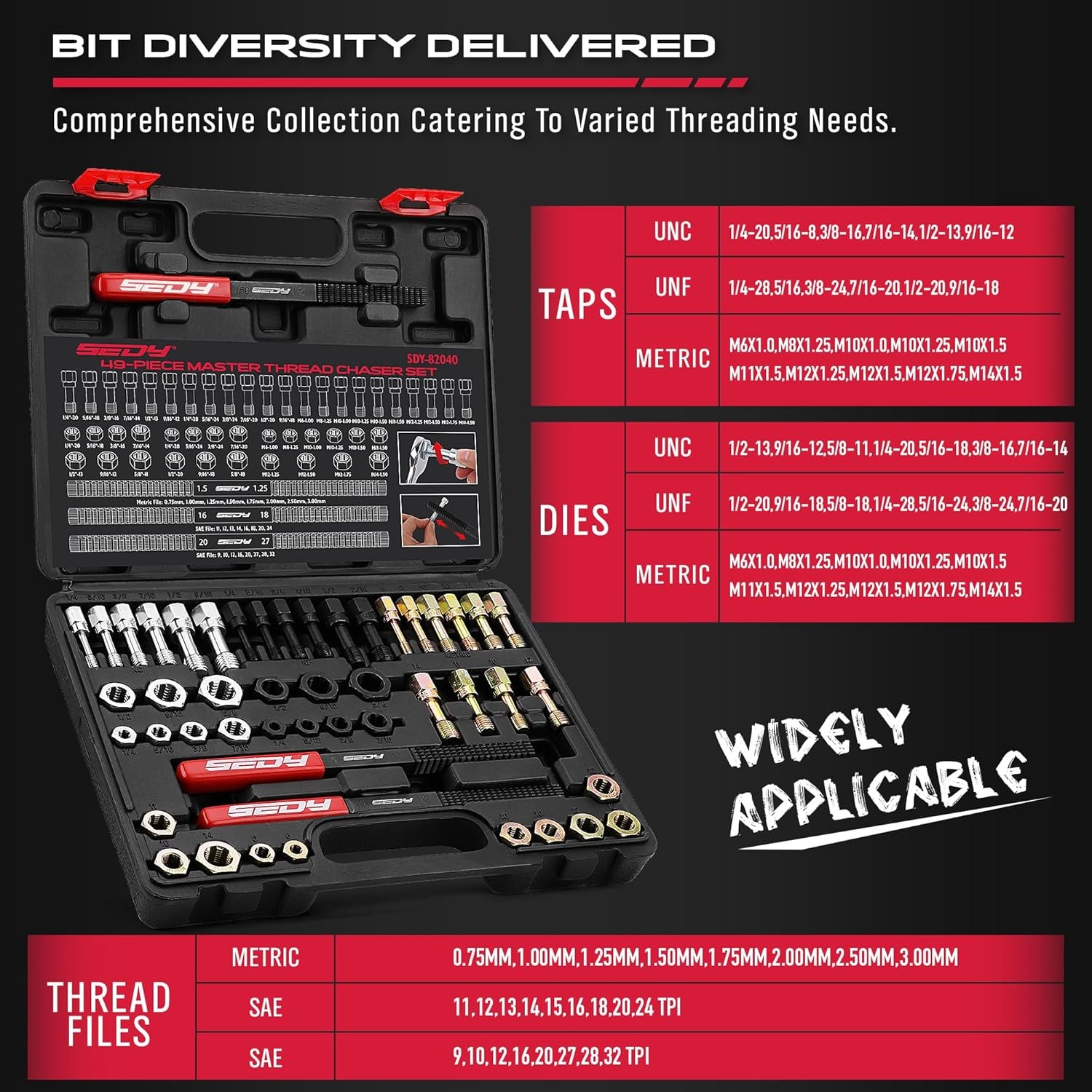 Thread Repair Thread Chaser Tool Set