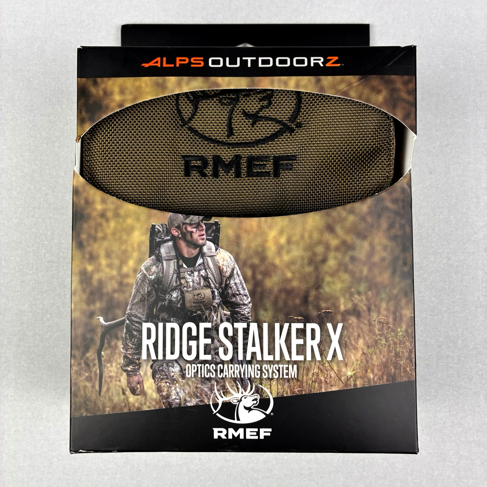 RMEF ALPS OutdoorZ Stalker X Bino Harness Binocular Optics Carrier Camo