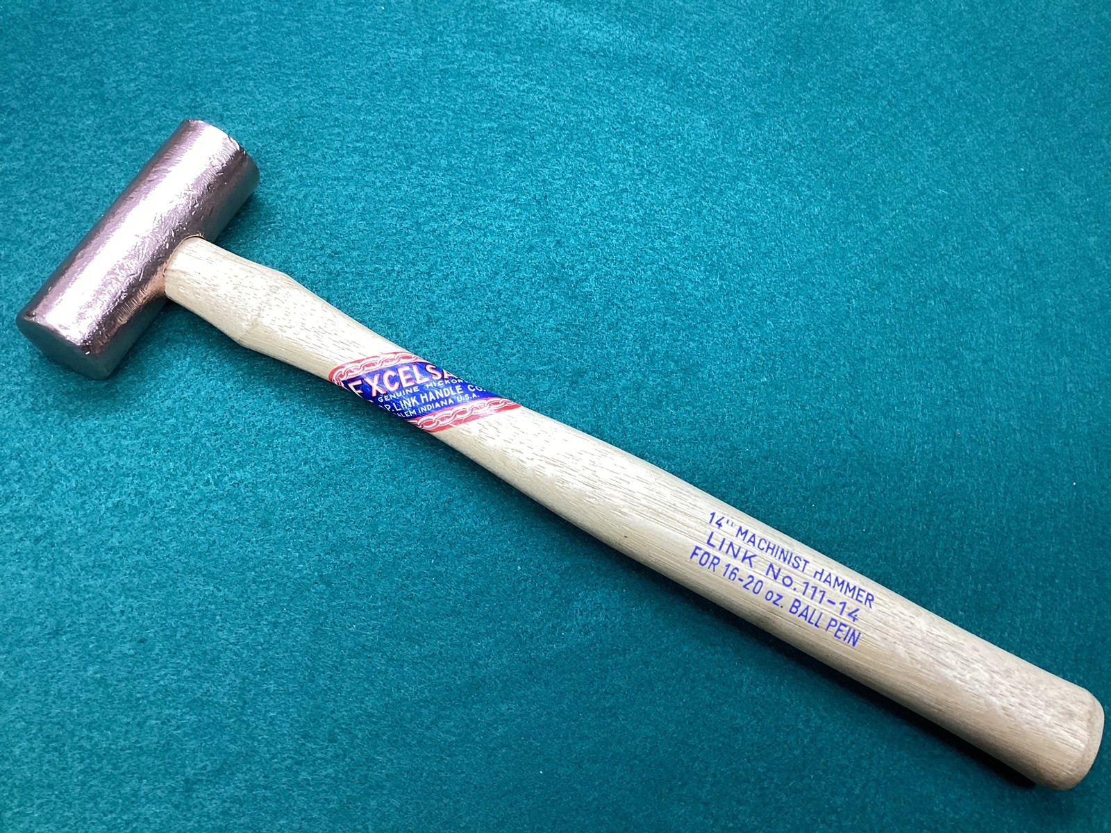 Vintage Copper Mallet / Machinists Hammer 1 Lb Head NOS Handle Nice ! L👀K !
