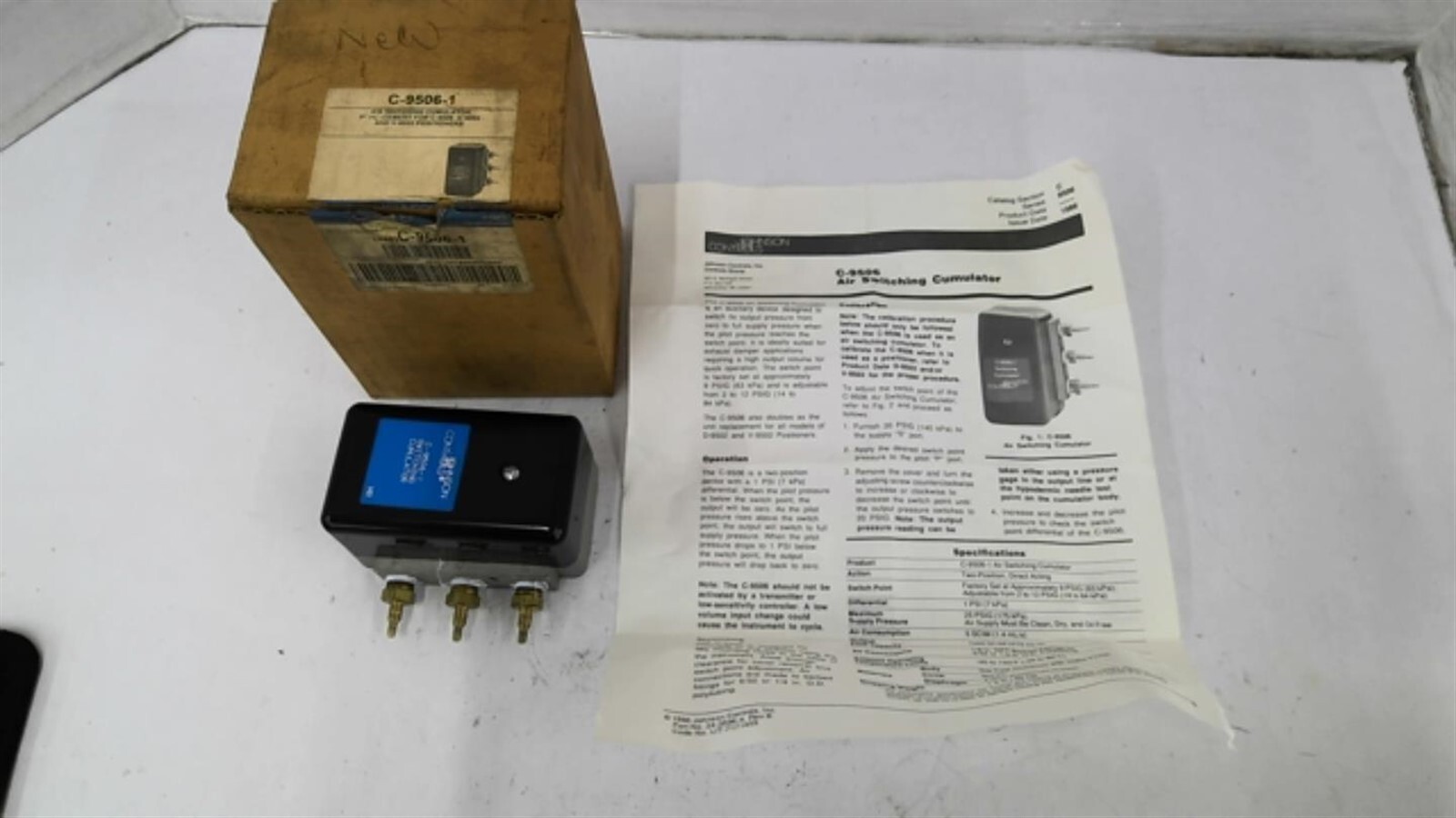 Johnson Controls C-9506-1 Switching Cumulator