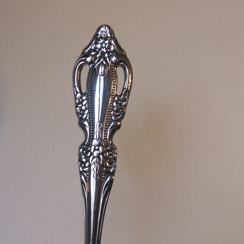 Oneida Raphael Stainless Flatware 3 Serving Pieces Spoons Pie Server