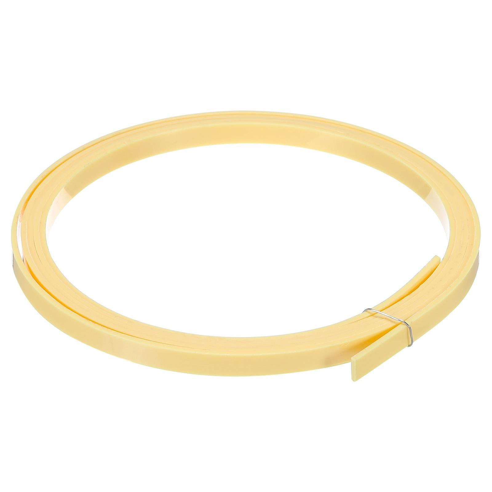Plastic Binding Purfling Strip 1650x6x1.5mm for Guitar Yellow