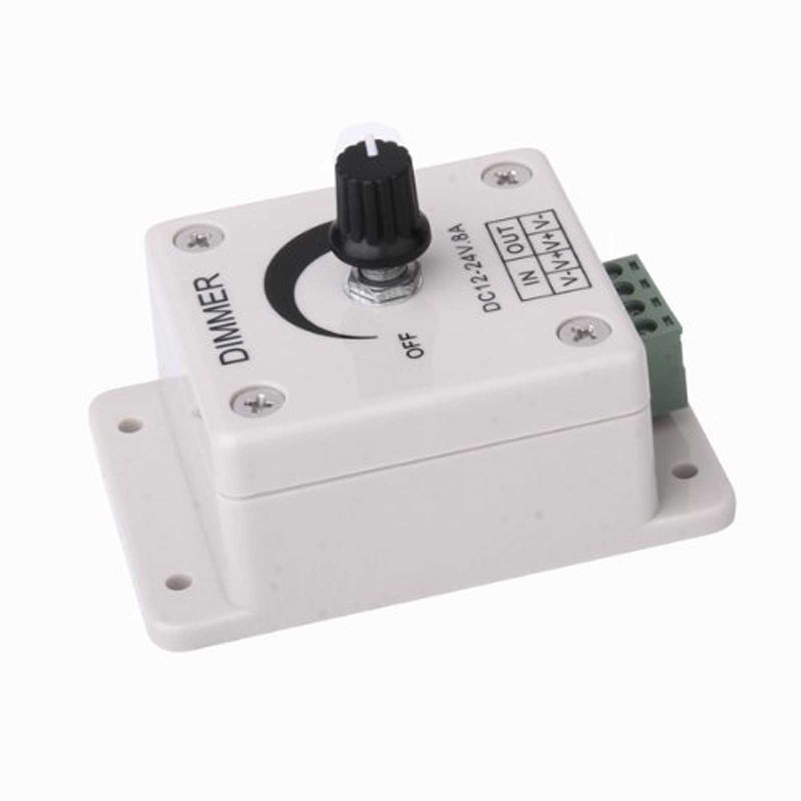 12V- 24V 8A Switch Dimmer Brightness Controller Power Save for LED Strip Light