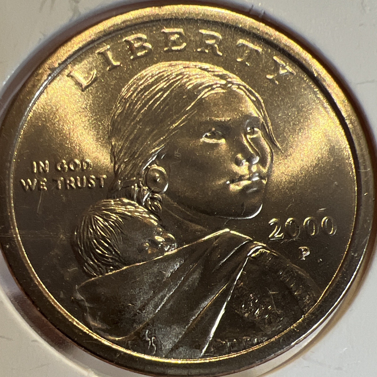 2000-P Sacagawea Native American $1 One Dollar Uncirculated From Bu Roll
