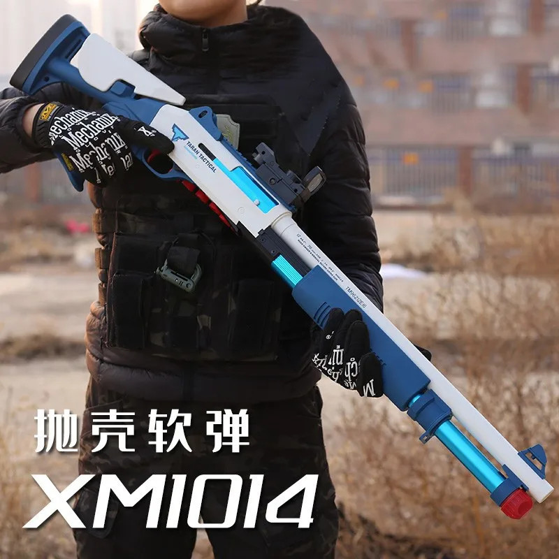 XM1014 Shell Ejecting Foam Dart Blaster, Shotgun Toy for Boys, Pump Action