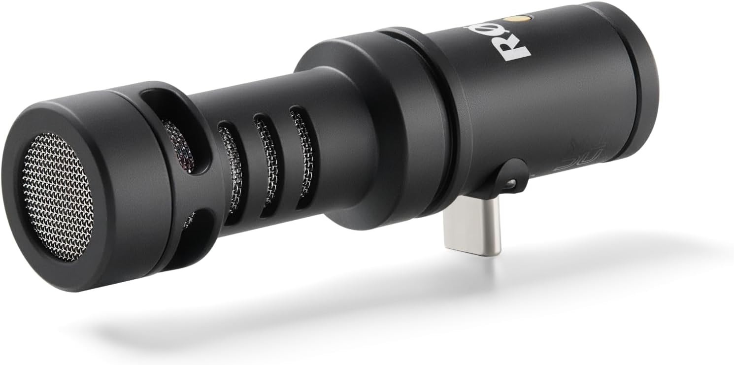 Rode VideoMic Me-C+ USB-C Directional Microphone for Smartphones, Black