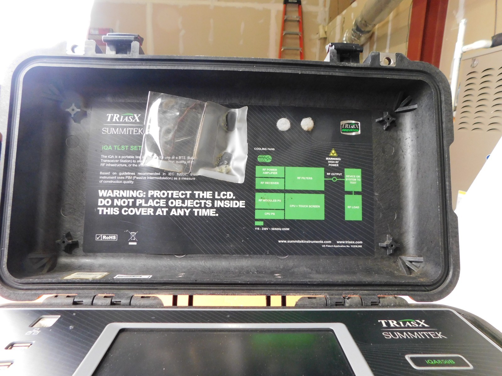 KAELUS IQA-850F1V2 Portable Passive Intermodulation Analyzer, 850MHz