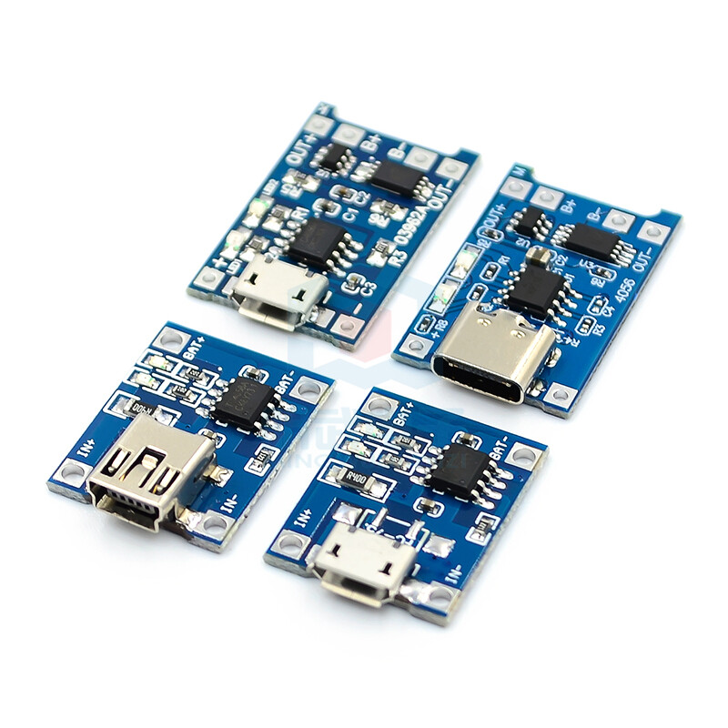 5V1A TP4056|18650 Lithium battery charging board Charger Module Micro USB Type-C