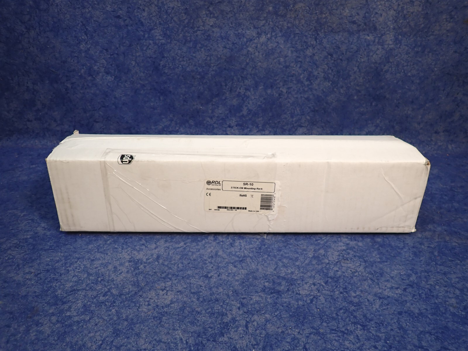NEW RDL SR-10 STICK-ON Series 19" Mounting Rack, 10 Modules (F4)