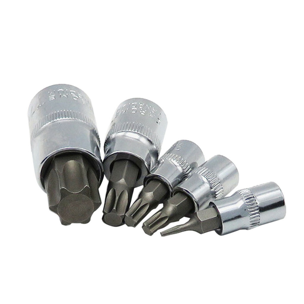 60Pcs Master Torx Bit Socket External Torx Socket Set | S2 and Cr-V Steel