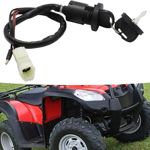 35010-LCA-4-90A Ignition Key Switch Lock, Replacement for Kymco ATV MXU 50