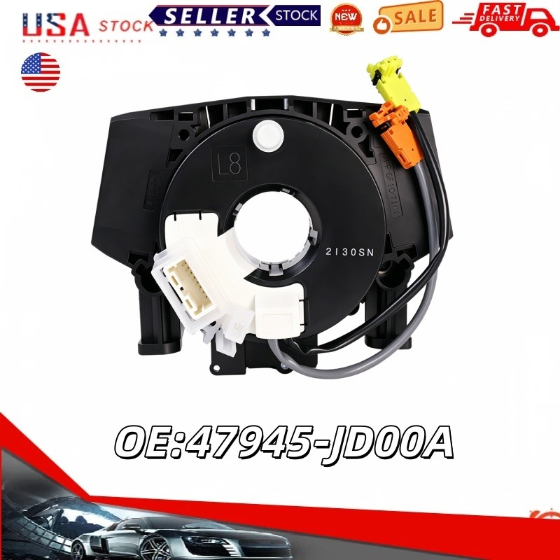 Clcok Spring With Angle Sensor For 2008 2009-2015 Nissan Rogue New 47945-JD00A