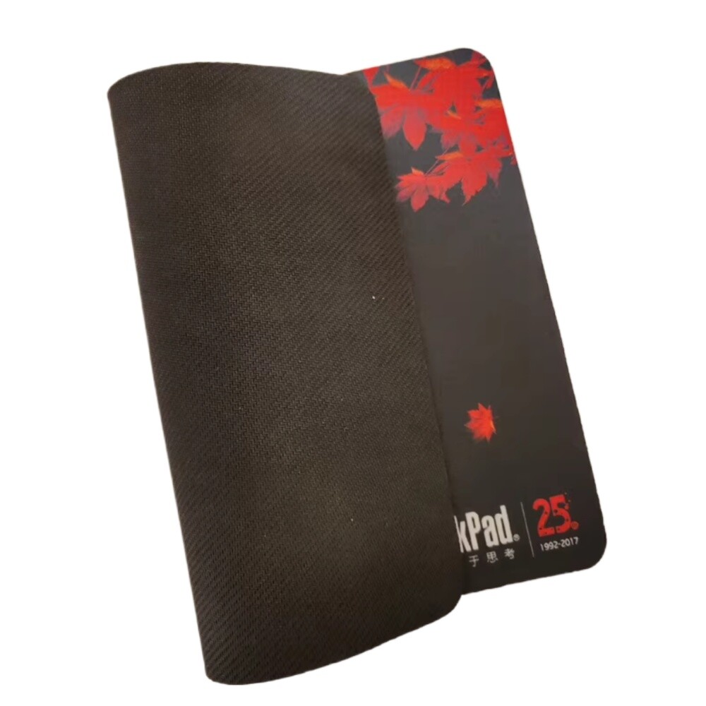 Original Lenovo ThinkPad 25th Anniversary Customized Mouse Pad Red Maple Leaf