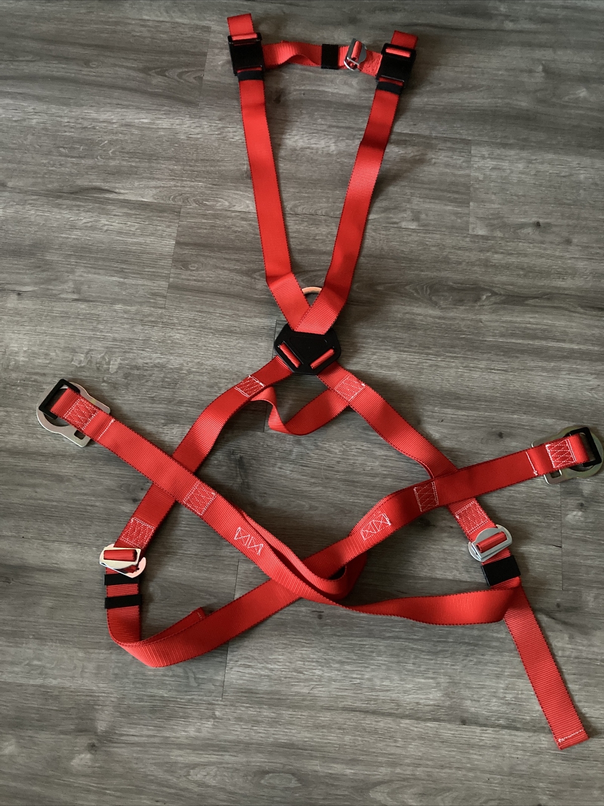 Unbranded Construction Vest Style Harness, Back D-Ring, Pass Thru Legs
