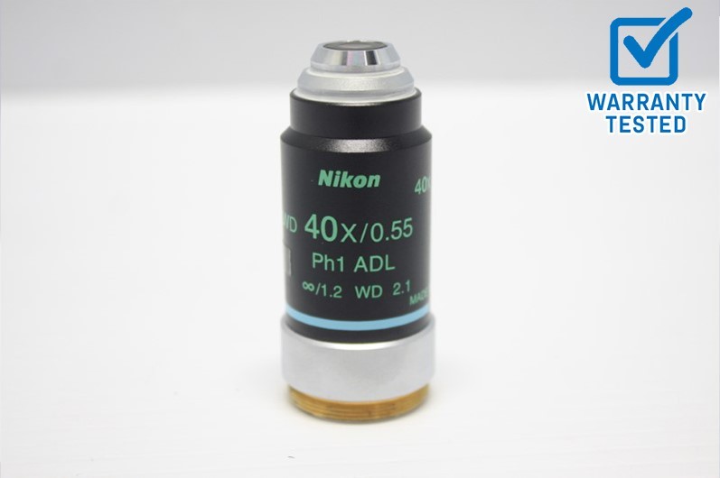 Nikon LWD 40x/0.55 Ph1 ADL Microscope Objective Unit 5