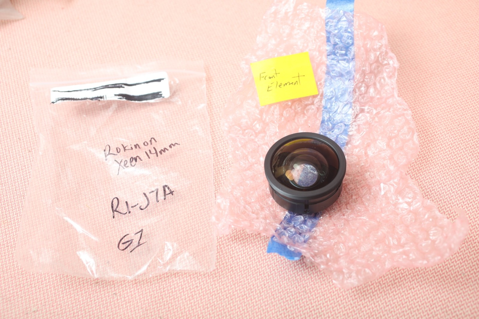 Rokinon Xeen 14mm Front Element