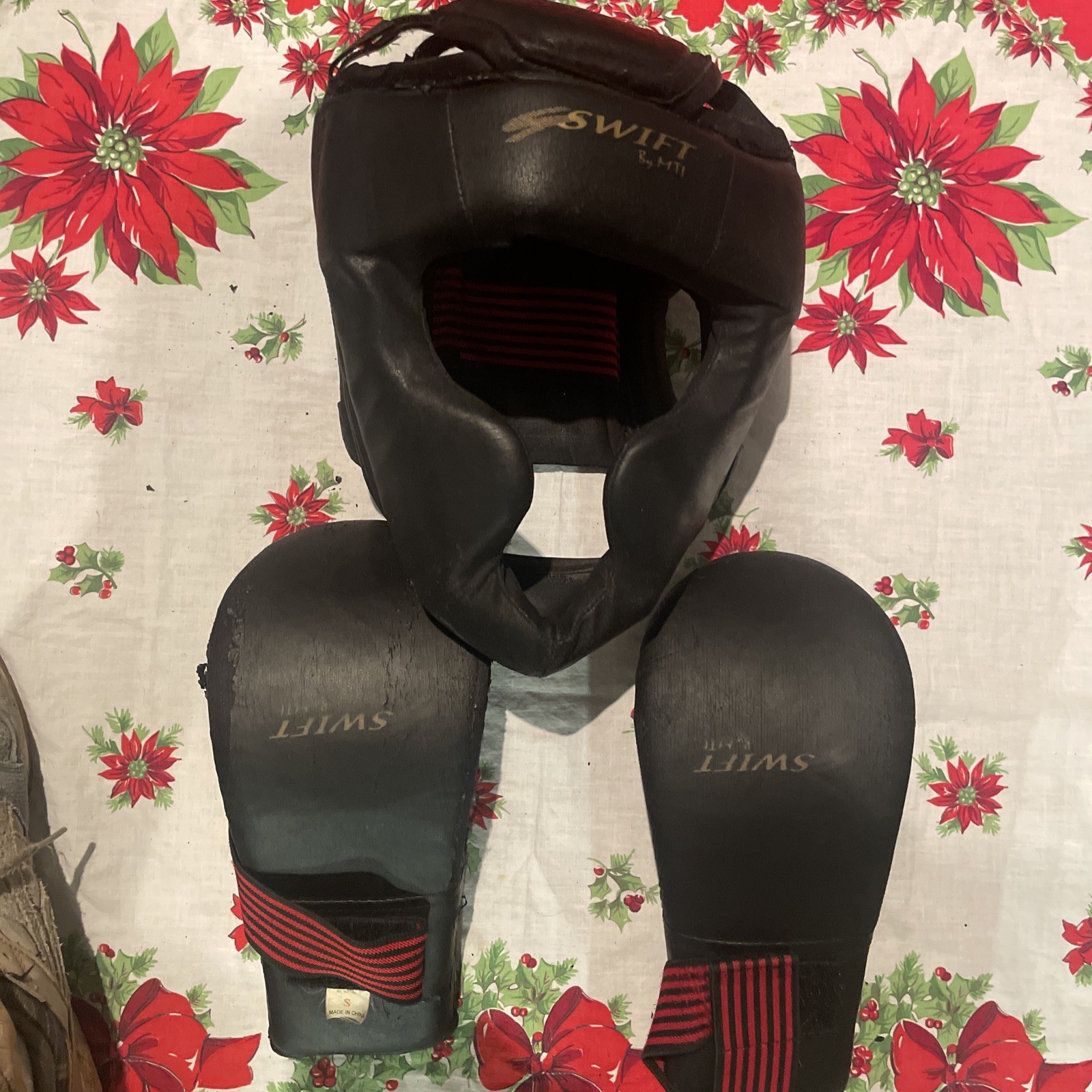 Swift by MTI Boxing Gloves And Headgear