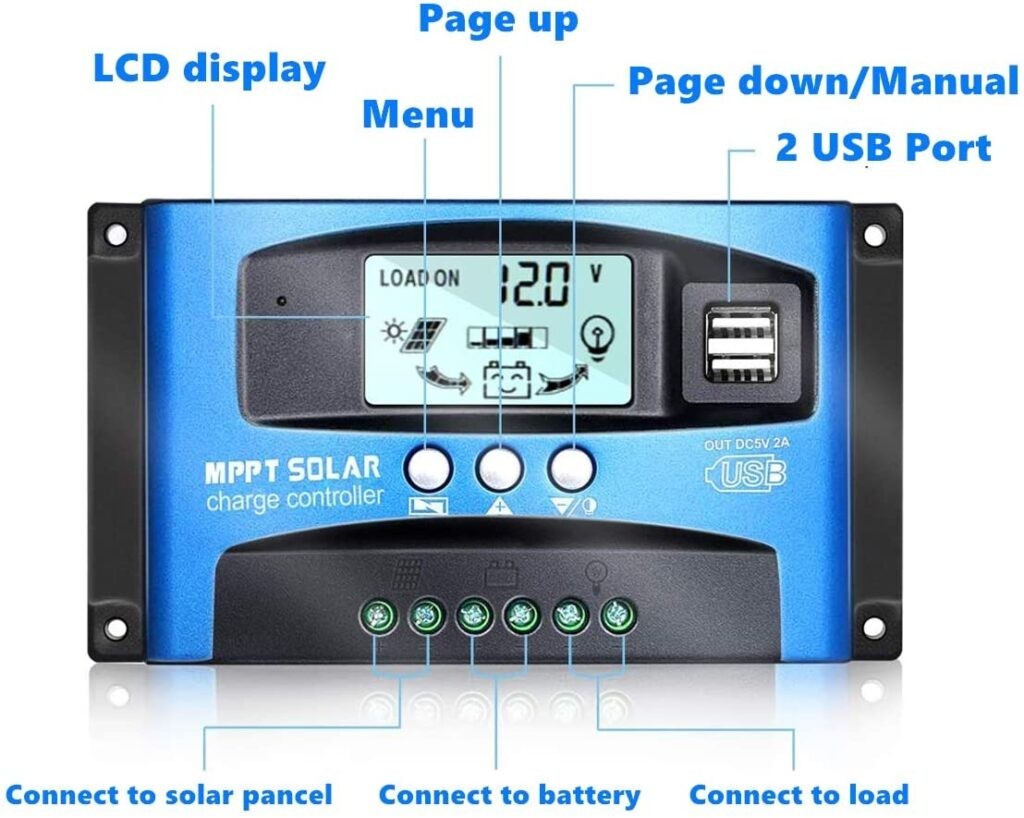 Helios Pro 60A MPPT Solar Charge Controller 12V/24V/48V-BL912-60A