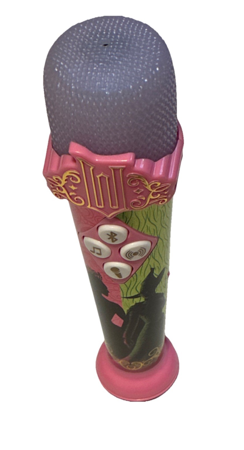 Wicked Musical Bluetooth Capability Microphone Pink Battery Operated Great Cond.
