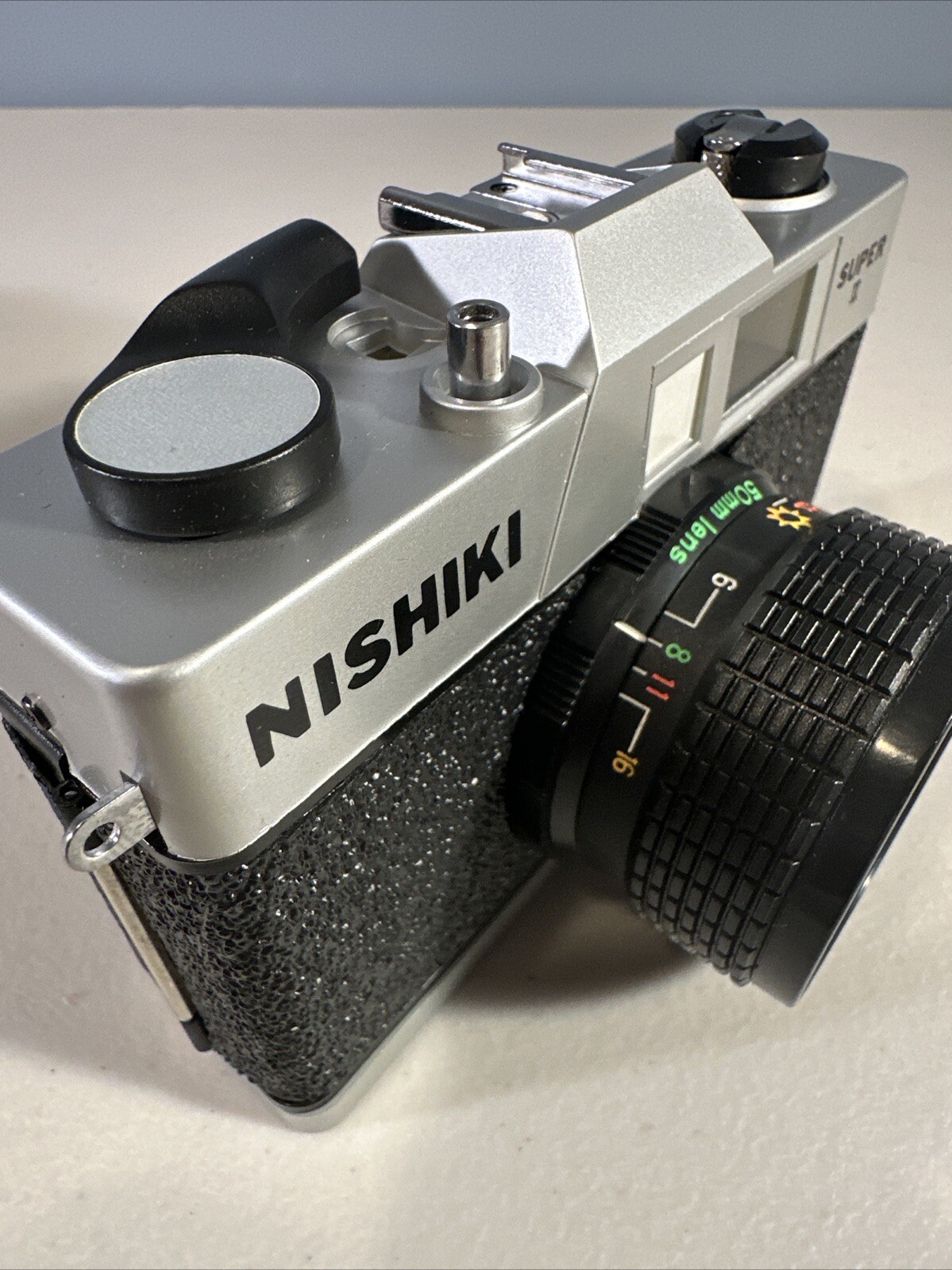 Nishiki Super II 35mm Camera w/Case & Strap Pre-Owned Great Condition