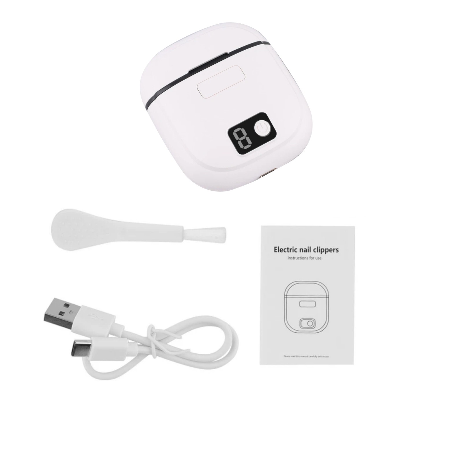 Automatic Electric Nail Grinder 3 Speed Modes Digital Control for Home Use