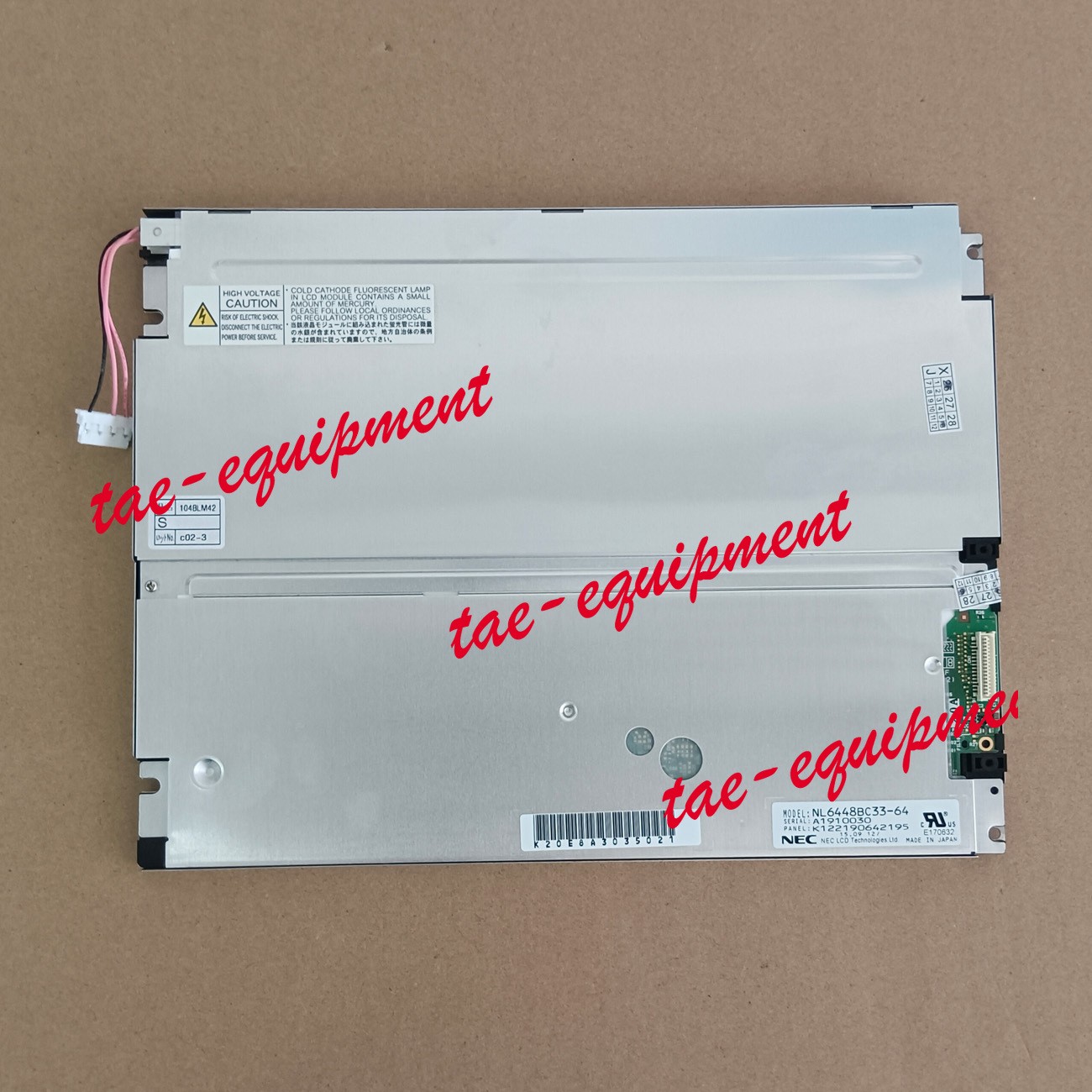 New Genuine NEC NL6448BC33-64 10.4'' LCD Screen Display Panel DHL FedexShipping