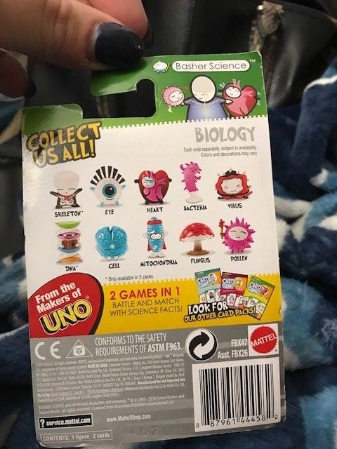 Basher Science Series 1 Biology Eye Toy Figure New!!!