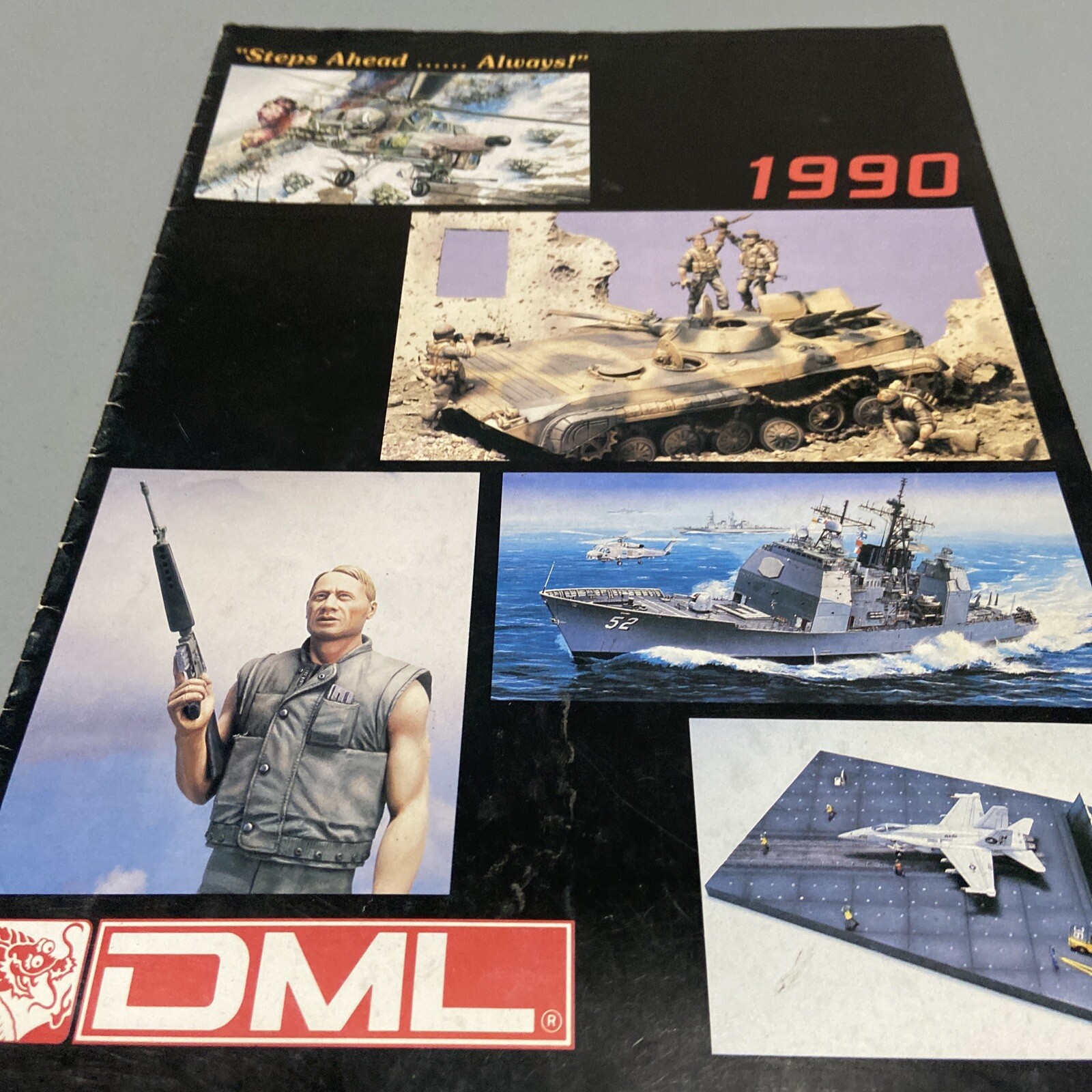 Vtg 1990 DML Kirin Concord Military Models Hobby Catalog Book