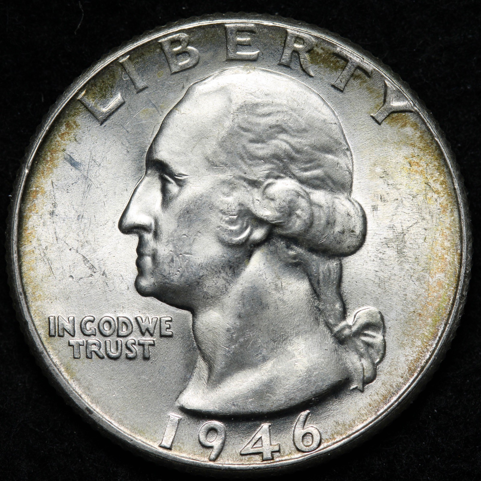 1946 Washington Silver Quarter BU *UNCIRCULATED* MS E314 WOID
