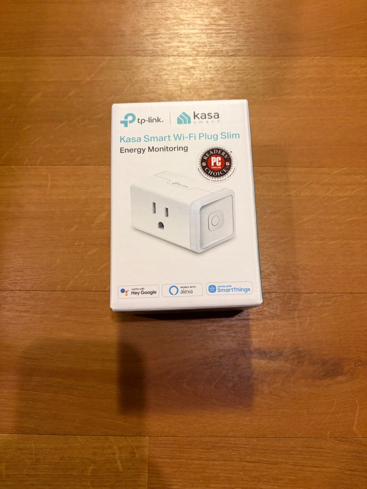 Kasa Smart Plug Mini KP115, Wi-Fi Outlet w/ Energy Monitoring, Works w/ Alexa