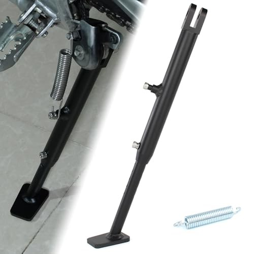 0-4'' Adjustable Kickstand Fit for CRF300L CRF250L Rally CRFL300LS Black