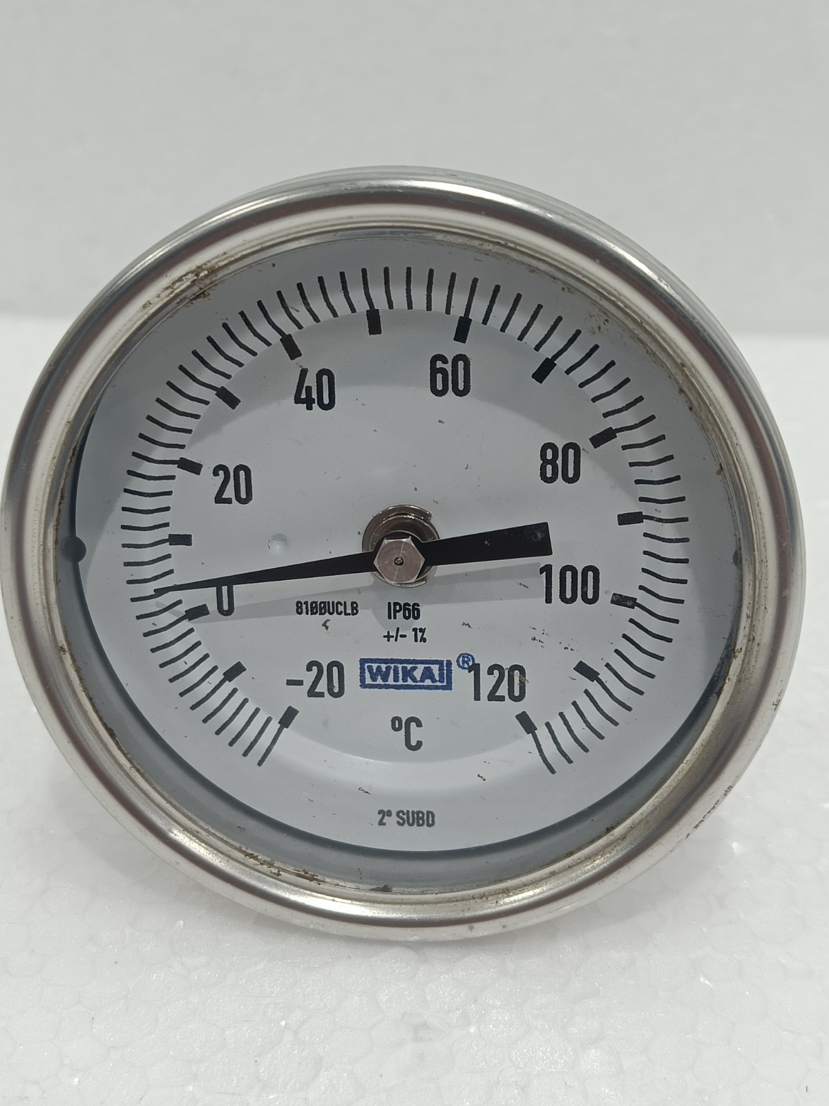 WIKA SS ANALOG TEMPERATURE INDICATOR -20°C TO 120°C IP66 BIMETAL GAUGE FAST SHIP