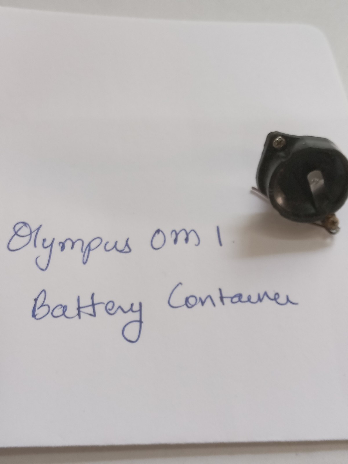 Olympus OM 1 Battery Container Original Used Replacement Spare Part