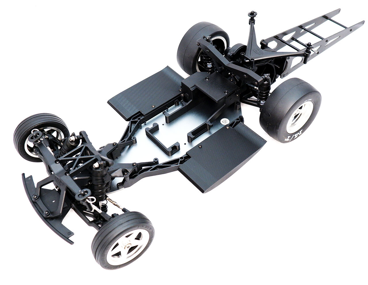 LOSI 22S Drag Car Side Wing Air Dams No Prep Drag Racing Airfoil Downforce TLR